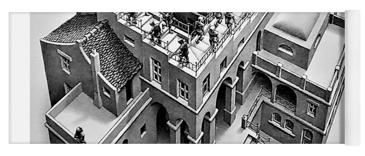 Maurits Cornelis Escher Yoga Mat featuring the photograph Escher 129 by Rob Hans