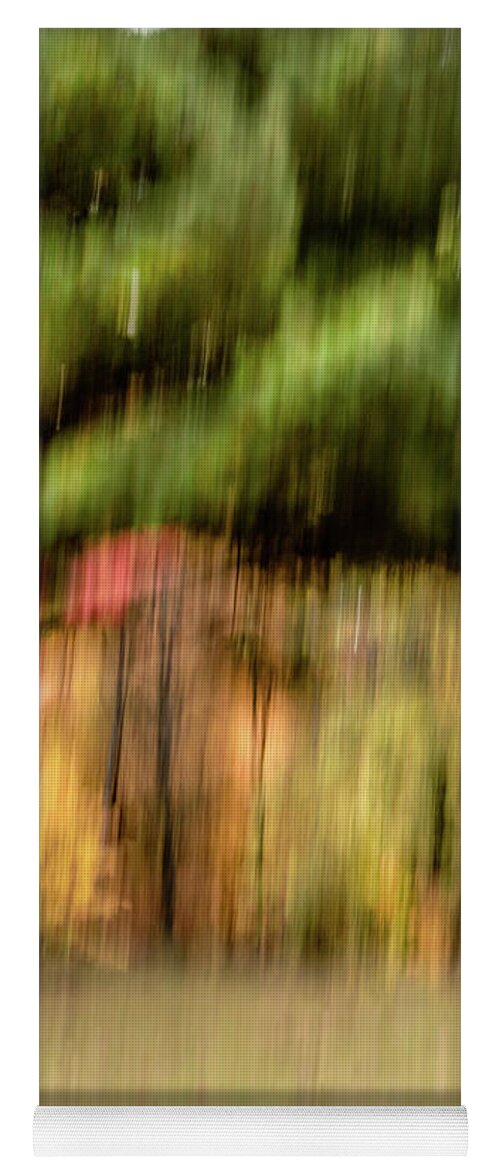 Abstract Yoga Mat featuring the photograph Fall Abstract #3 by Patricia Dennis