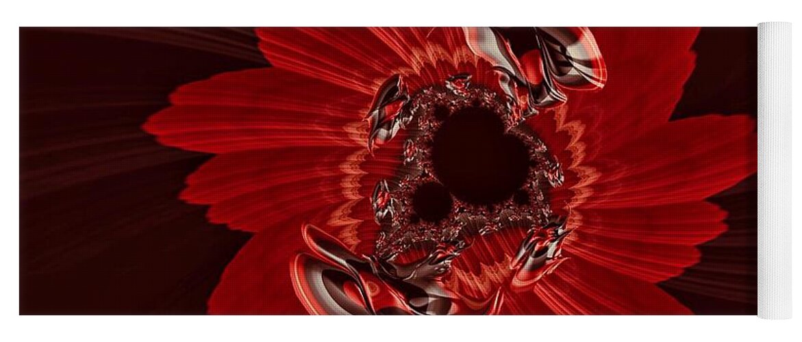 Art Photography Yoga Mat featuring the photograph Floral Swirl by Doris Aguirre
