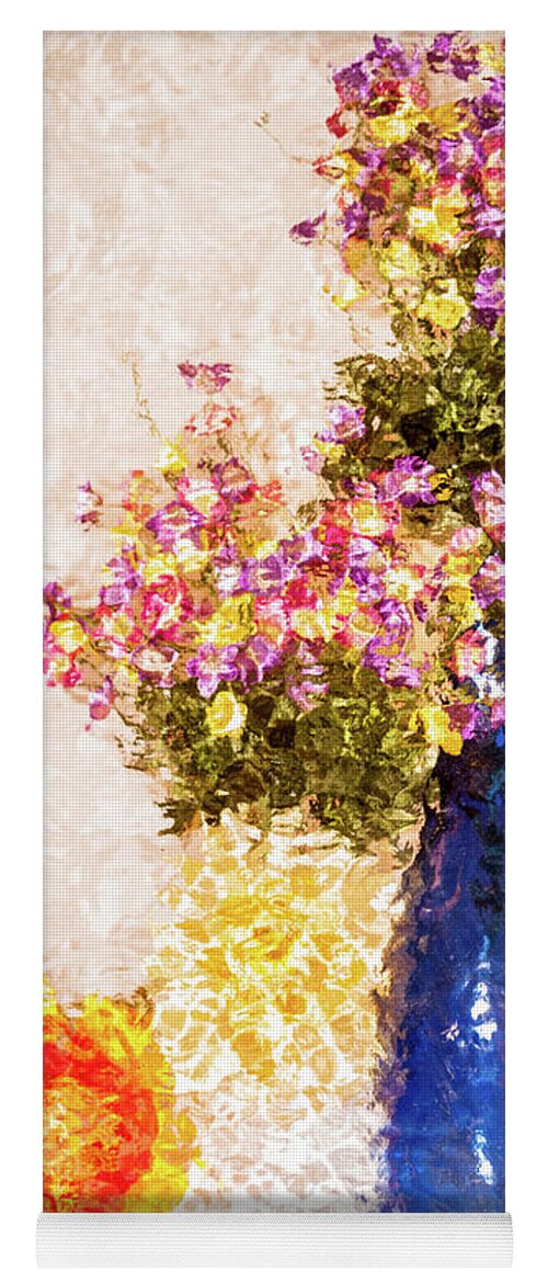 Flowers Yoga Mat featuring the photograph Flower arrangement by Stewart Helberg