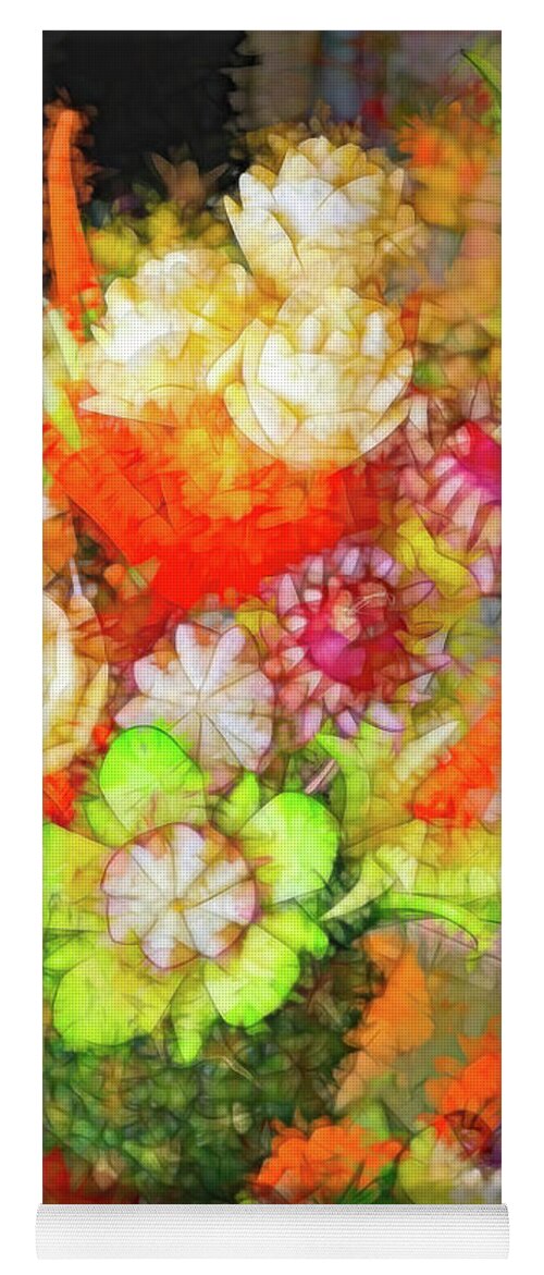 Abstract Yoga Mat featuring the photograph Food Carving Abstraction by Sue Melvin