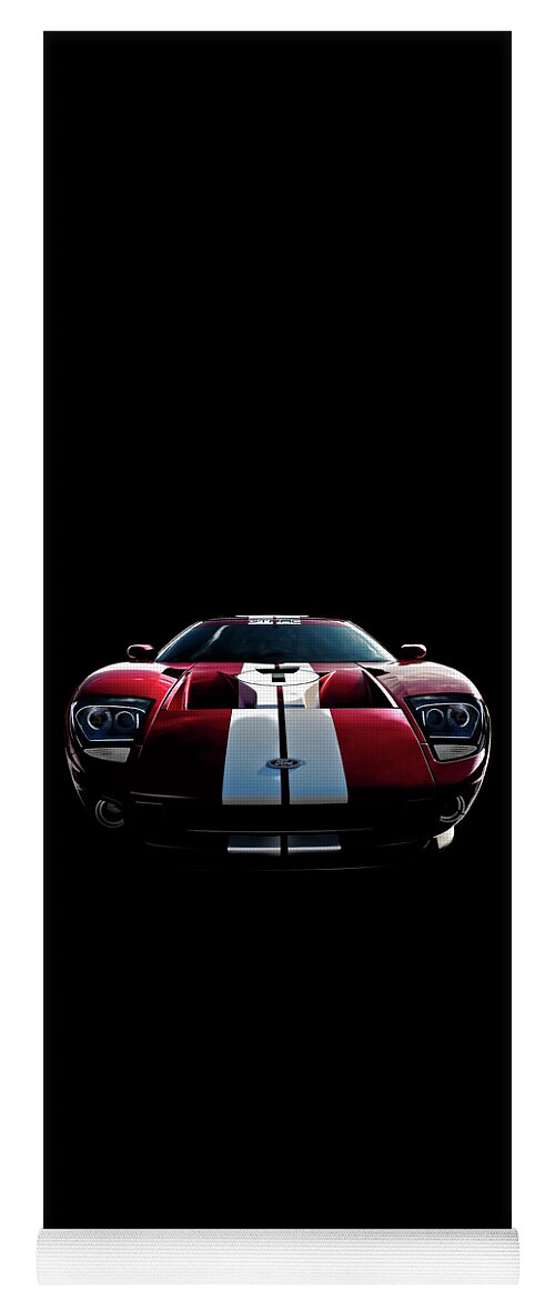 Ford Gt Yoga Mat featuring the digital art Ford GT by Douglas Pittman