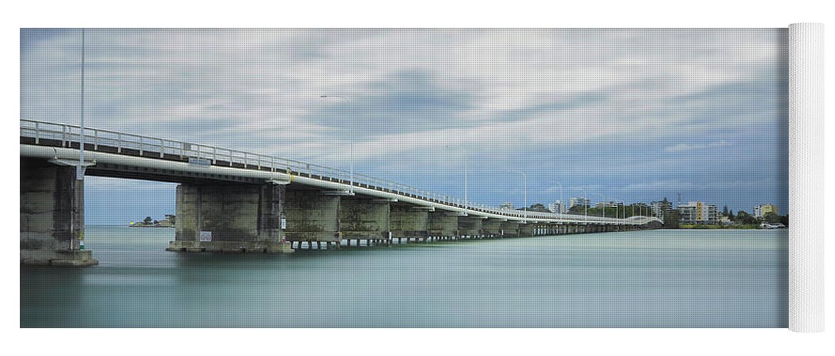 Forster Bridge Yoga Mat featuring the digital art Forster Bridge 77654 by Kevin Chippindall