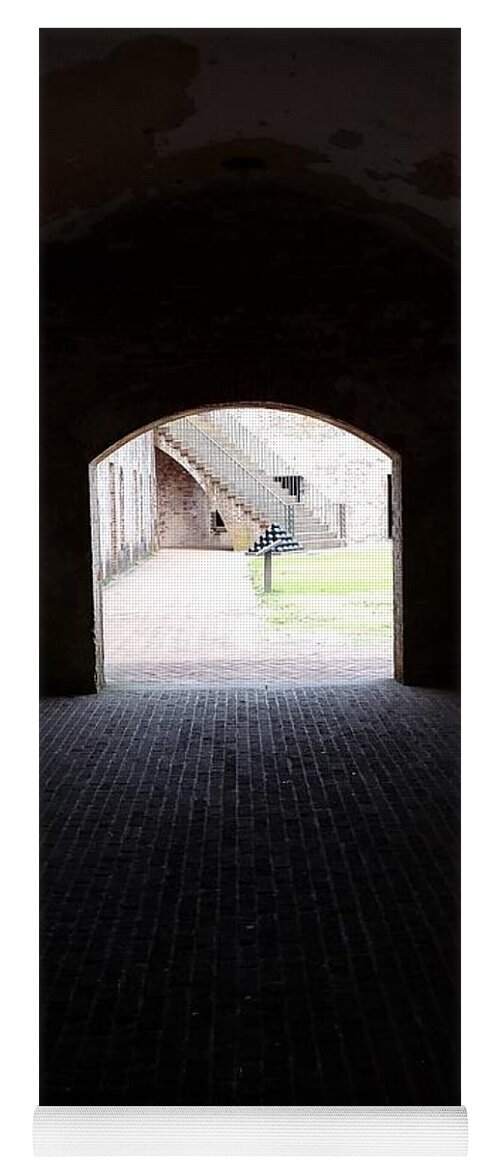 Fort Macon Yoga Mat featuring the photograph Fort Macon 1 by Paddy Shaffer