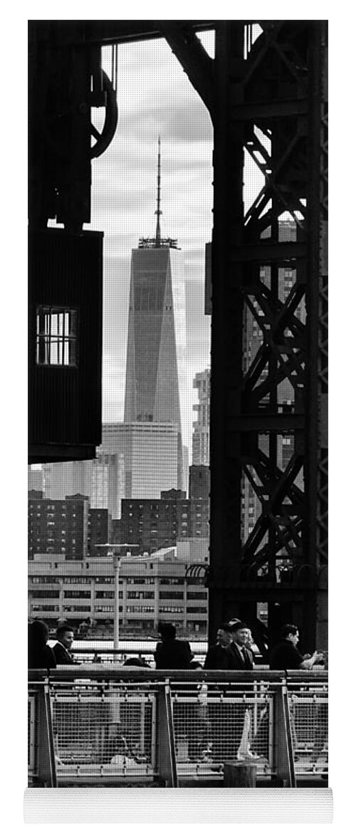 Freedom Tower Yoga Mat featuring the photograph Freedom Tower by Steve Ember