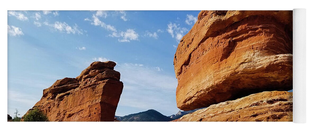 Garden Of The Gods Yoga Mat featuring the photograph Garden of the Gods Pass by Elizabeth M