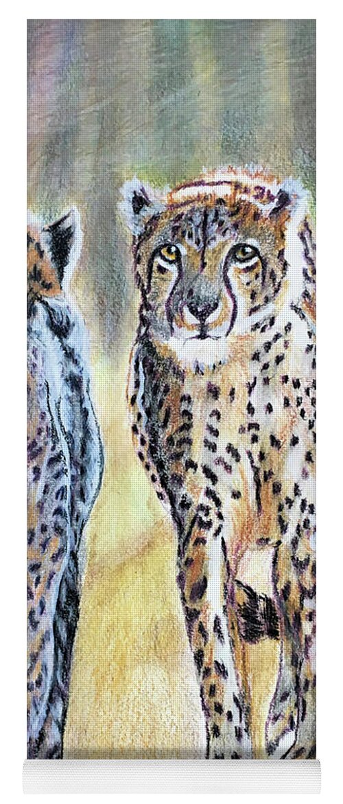 Animals Yoga Mat featuring the painting Going and Coming by Maris Sherwood