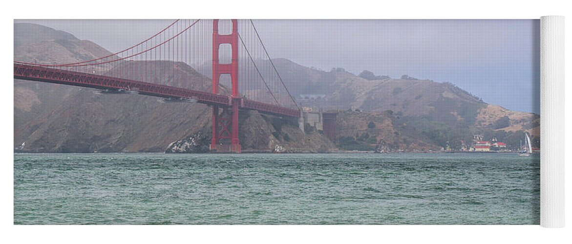 Golden Gate Bridge Yoga Mat featuring the photograph Golden Gate Bridge II by Veronica Batterson
