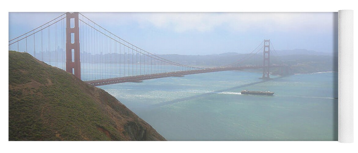 Golden Gate Bridge Yoga Mat featuring the photograph Golden Gate Bridge by Veronica Batterson