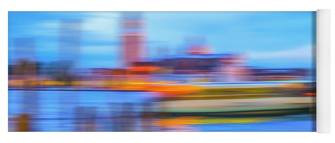 Venice Yoga Mat featuring the photograph Grand Canal Impressions Venice by Joseph S Giacalone