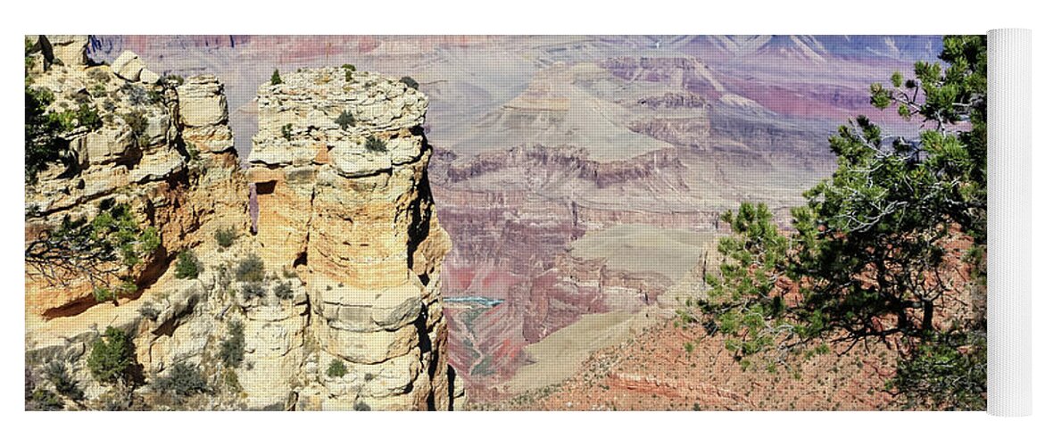 Arizona Yoga Mat featuring the photograph Grand Canyon View 1 by Dawn Richards
