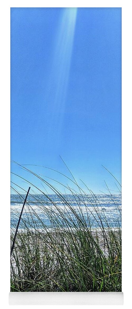 Beach Yoga Mat featuring the photograph Gulf Breeze by Portia Olaughlin