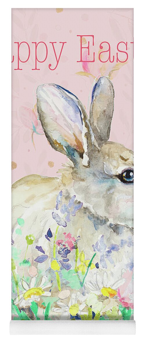 Happy Easter Yoga Mat by Patricia Pinto - Pixels