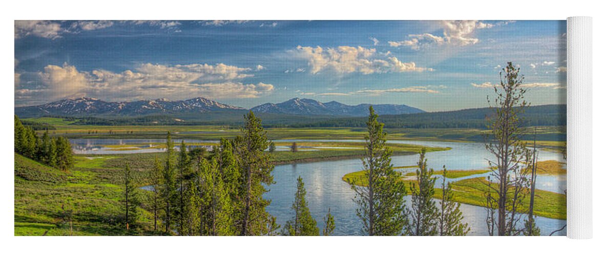 Yellowstone National Park Yoga Mat featuring the photograph Hayden Valley 2011-06 01 by Jim Dollar