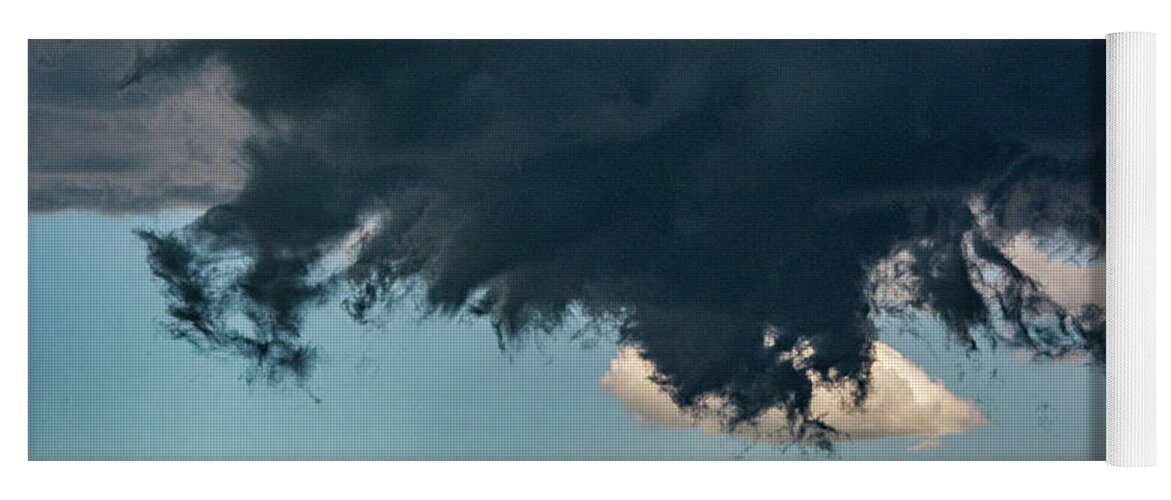 Storm Yoga Mat featuring the photograph High Base Thunderstorm by Douglas Wielfaert