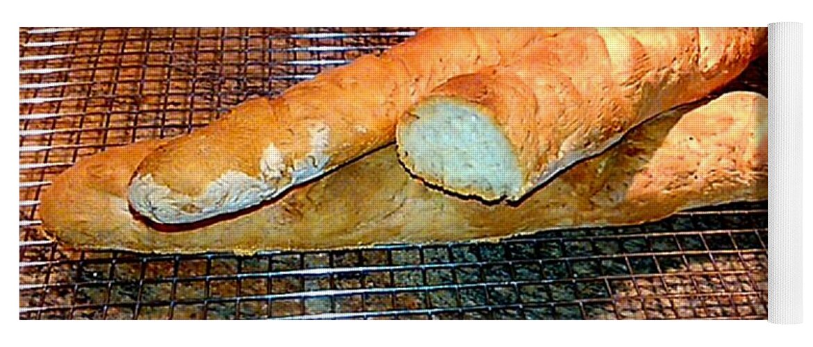 Bread Yoga Mat featuring the photograph Homemade Bread by Linda Stern