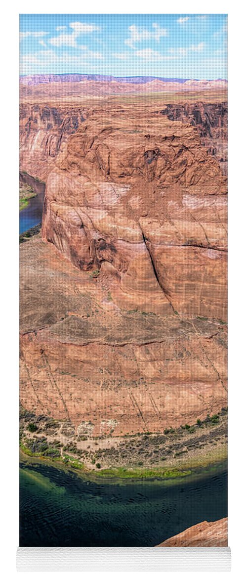 Arizona Yoga Mat featuring the photograph Horseshoe Bend - Arizona - Vertical No2 by Debra Martz