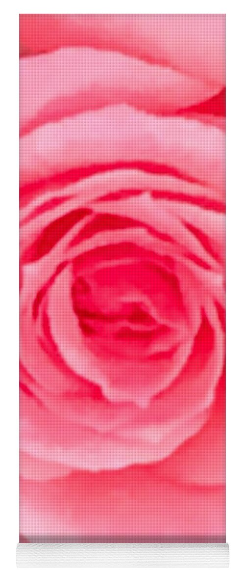 Rose Yoga Mat featuring the photograph Hypothese Rose by Tiesa Wesen