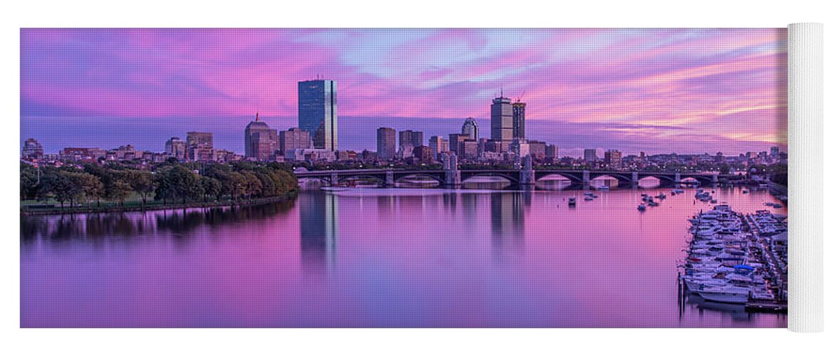 Boston Yoga Mat featuring the photograph In The Pink by Rob Davies