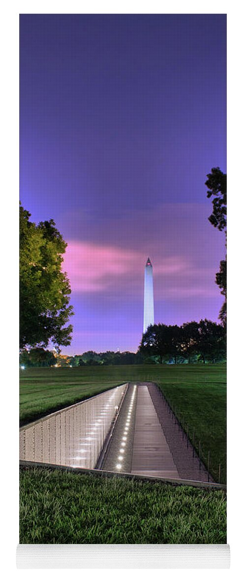 George Yoga Mat featuring the photograph In Washington's Service by American Landscapes