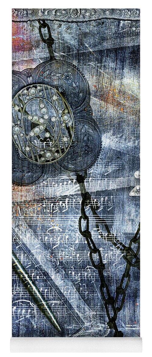 Intertwined Yoga Mat featuring the digital art Intertwined by Linda Carruth