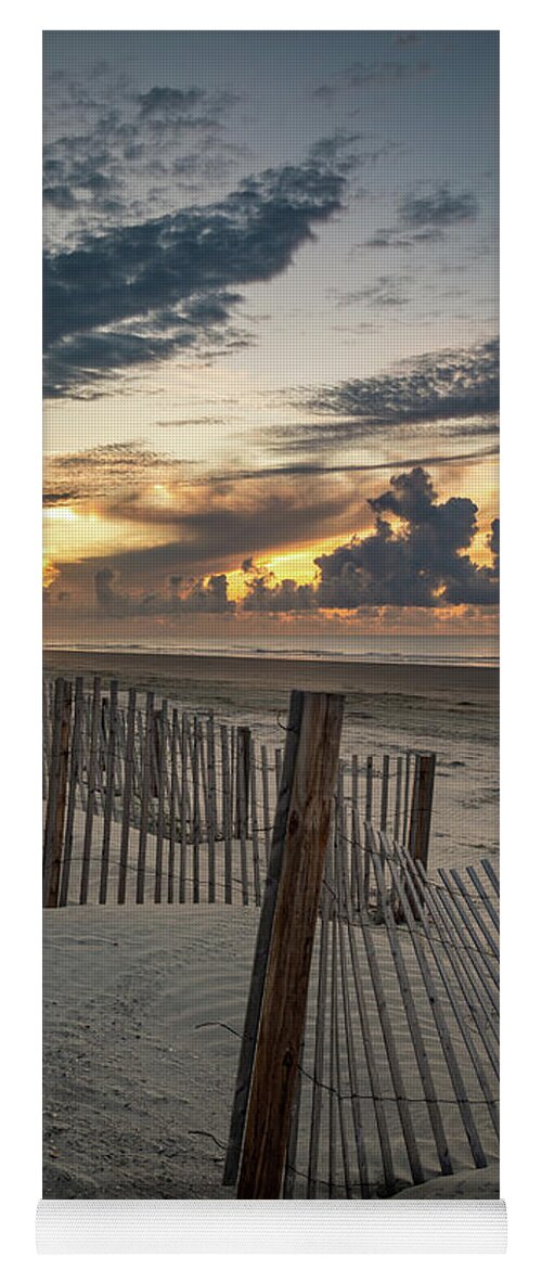Isle Of Palms Yoga Mat featuring the photograph Isle of Palms Beach Dunes by Donnie Whitaker