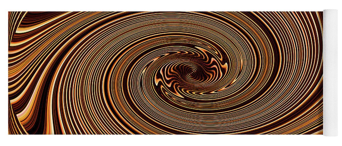 Janca Abstract 0068e3 Yoga Mat featuring the digital art Janca Abstract 0068e3 by Tom Janca