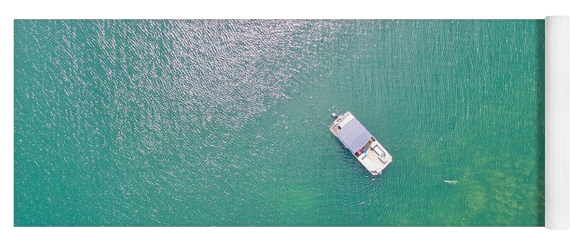 Keuka Lake Yoga Mat featuring the photograph Keuka Lake Boating by Anthony Giammarino