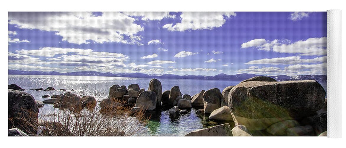 Lake Tahoe Water Yoga Mat featuring the photograph Lake Tahoe 4 by Rocco Silvestri