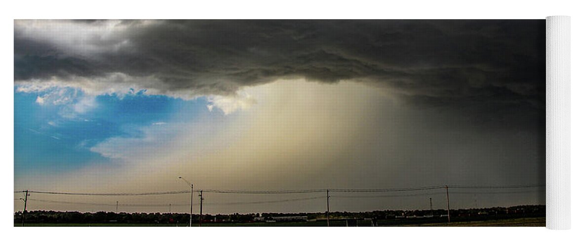 Nebraskasc Yoga Mat featuring the photograph Late Afternoon Nebraska Thunderstorms 031 by Dale Kaminski