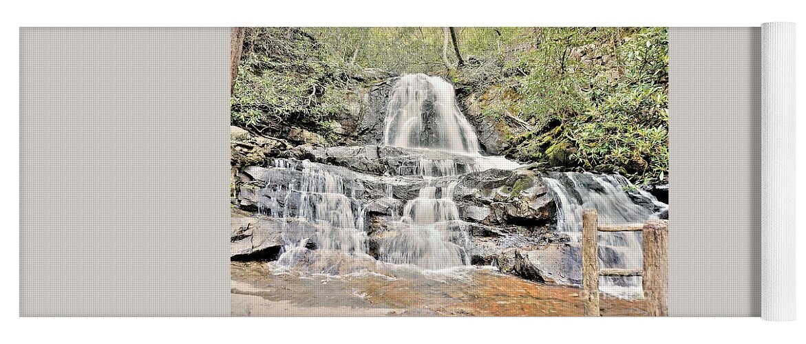 Waterfalls Yoga Mat featuring the photograph Laurel Falls by Merle Grenz