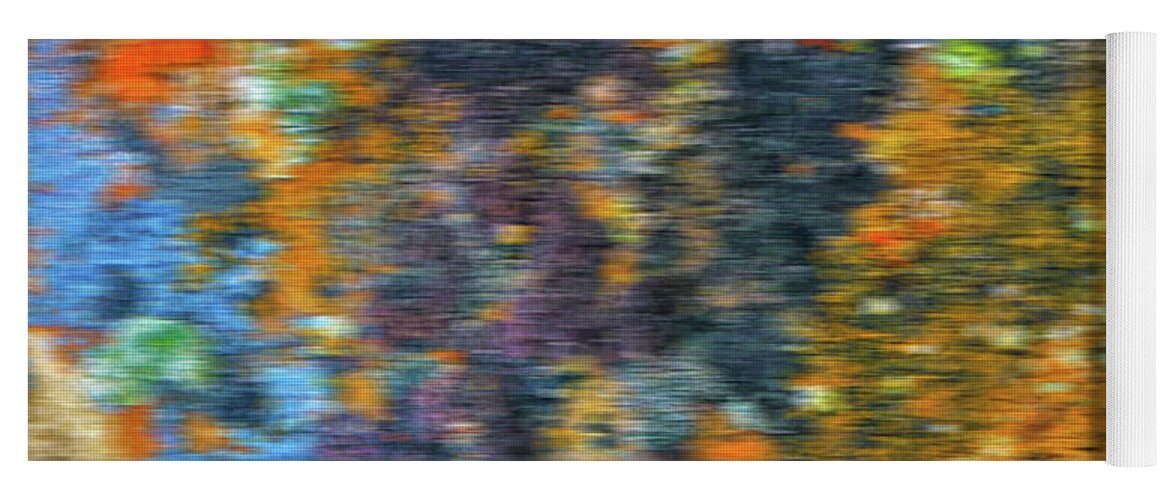 Lichen Yoga Mat featuring the photograph Lichen Abstract #1 by Jonathan Thompson