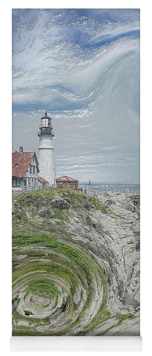 Light House Yoga Mat featuring the photograph Light house Art by Michelle Wittensoldner