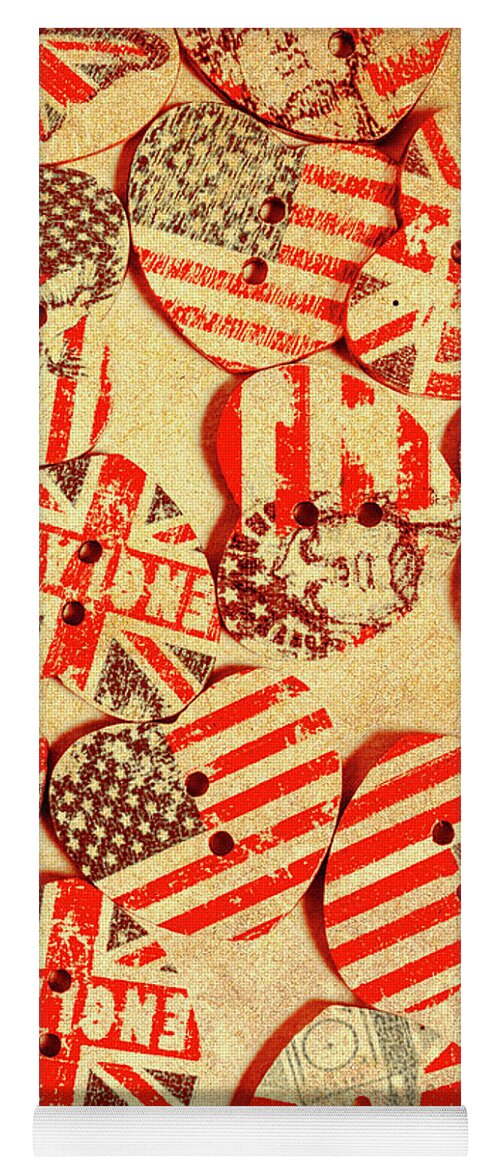 Patriotic Yoga Mat featuring the photograph Love of the heartland by Jorgo Photography