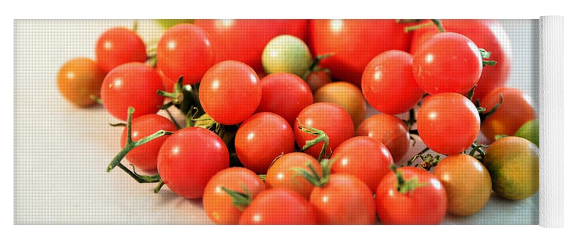 Tomatoes Yoga Mat featuring the photograph Luscious Edible Fruit by Kae Cheatham