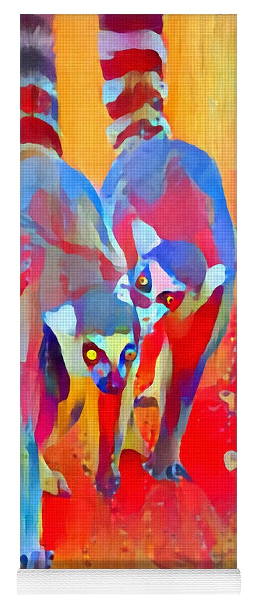 Two Yoga Mat featuring the digital art Madagascar Dreaming by Chris Armytage