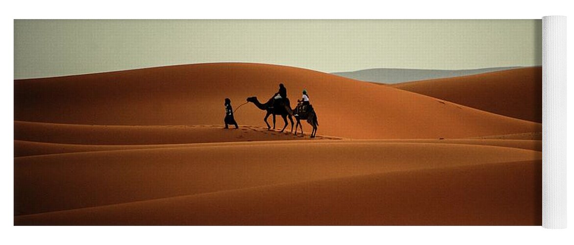 Africa Yoga Mat featuring the photograph Majestic Sahara by Robert Grac