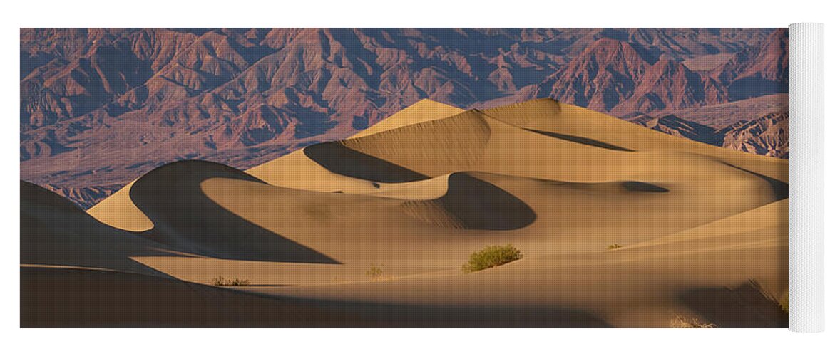 00568904 Yoga Mat featuring the photograph Mesquite Flat Sand Dunes, Death Valley National Park, California by Tim Fitzharris