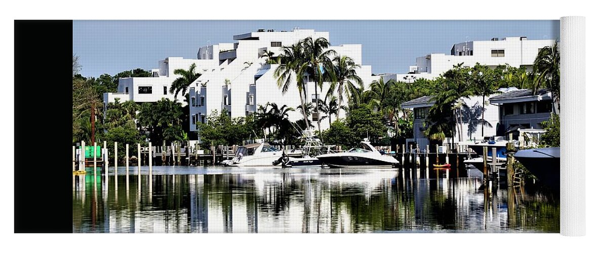 Boats Yoga Mat featuring the photograph Miami by Merle Grenz