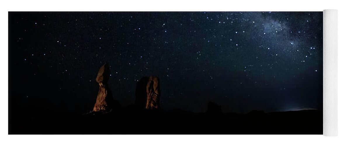 2014 Yoga Mat featuring the photograph Milky Way - 0957 by Deidre Elzer-Lento