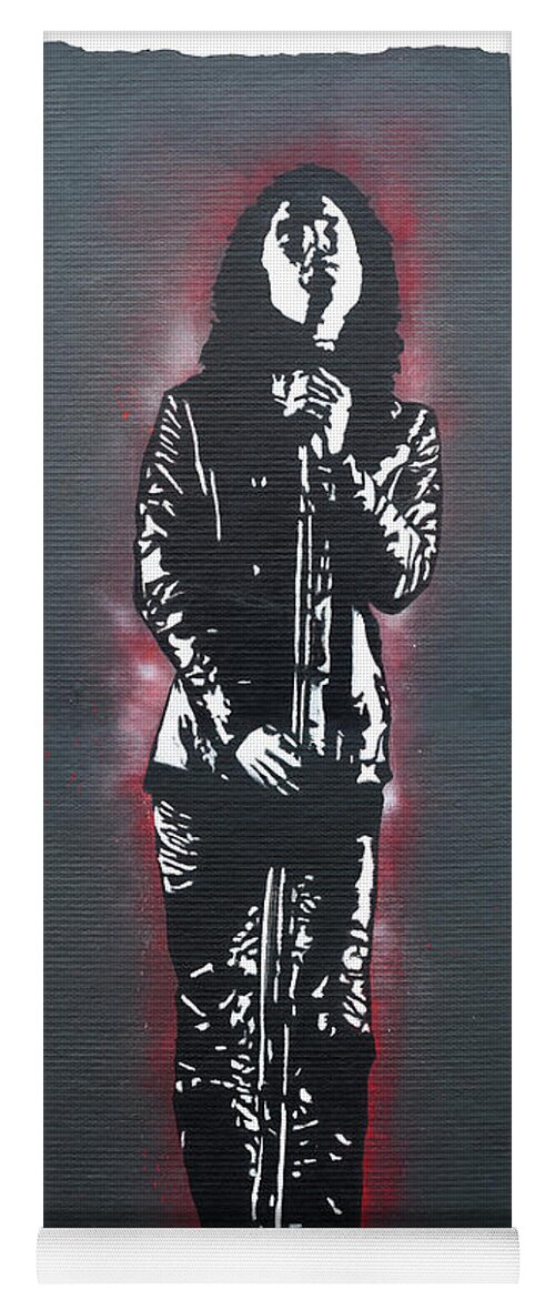 Jim Morrison Yoga Mat featuring the painting Mojo Risen by SORROW Gallery