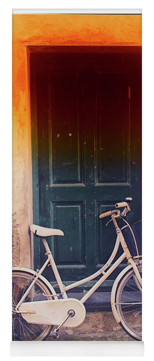 Bikes Yoga Mat featuring the photograph Monterosso 3 by Becqi Sherman