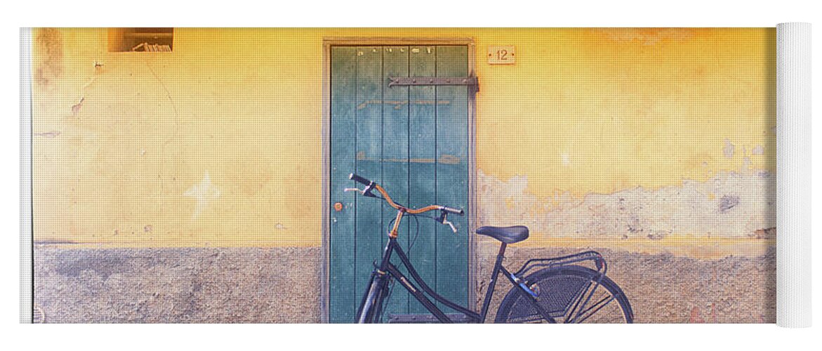 Bikes Yoga Mat featuring the photograph Monterosso 5 by Becqi Sherman
