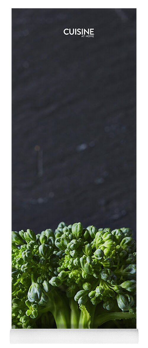 Cuisine At Home Yoga Mat featuring the photograph Moody Broccoli by Cuisine at Home