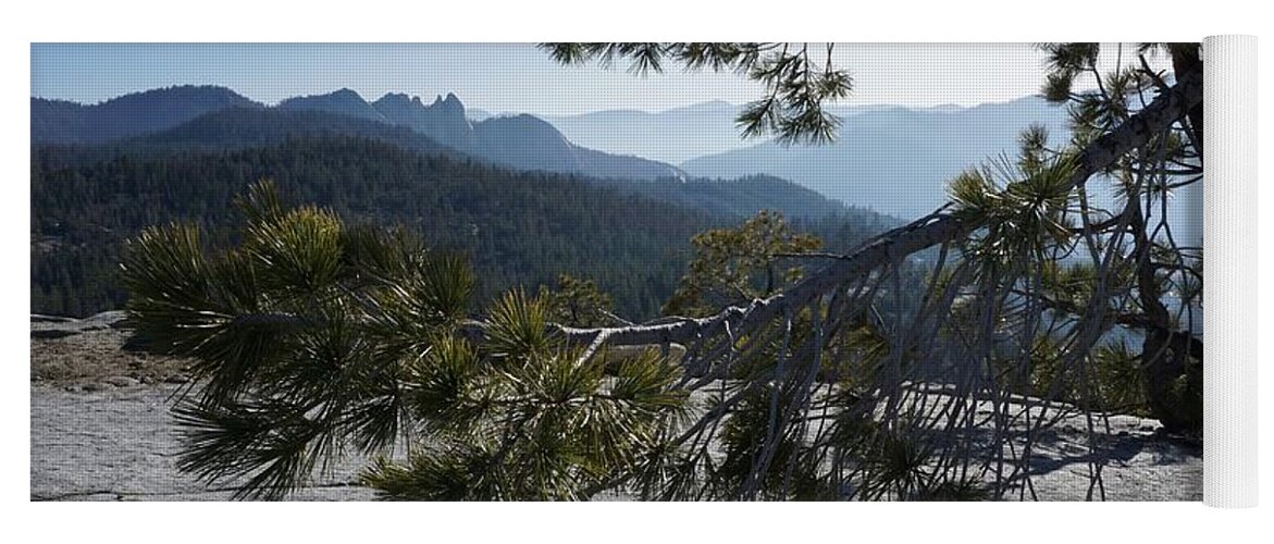 Landscape Yoga Mat featuring the photograph Sierra Morning by Brett Harvey