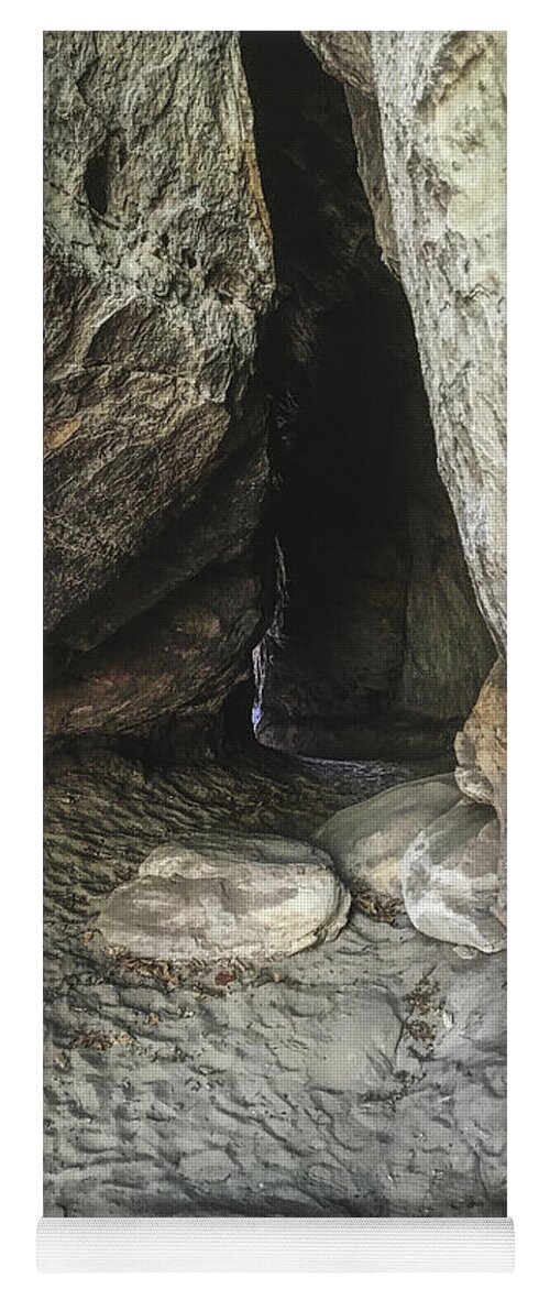 Tennessee Yoga Mat featuring the photograph Mountain Cave by Phil Perkins