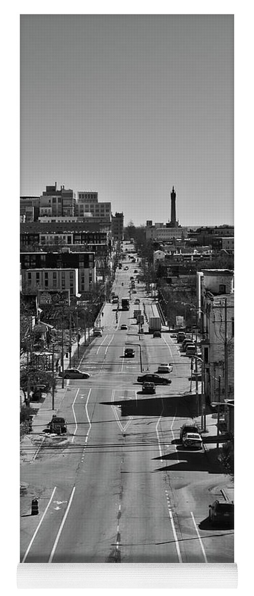 Milwukee Yoga Mat featuring the photograph North Avenue - Milwaukee - Wisconsin by Steven Ralser