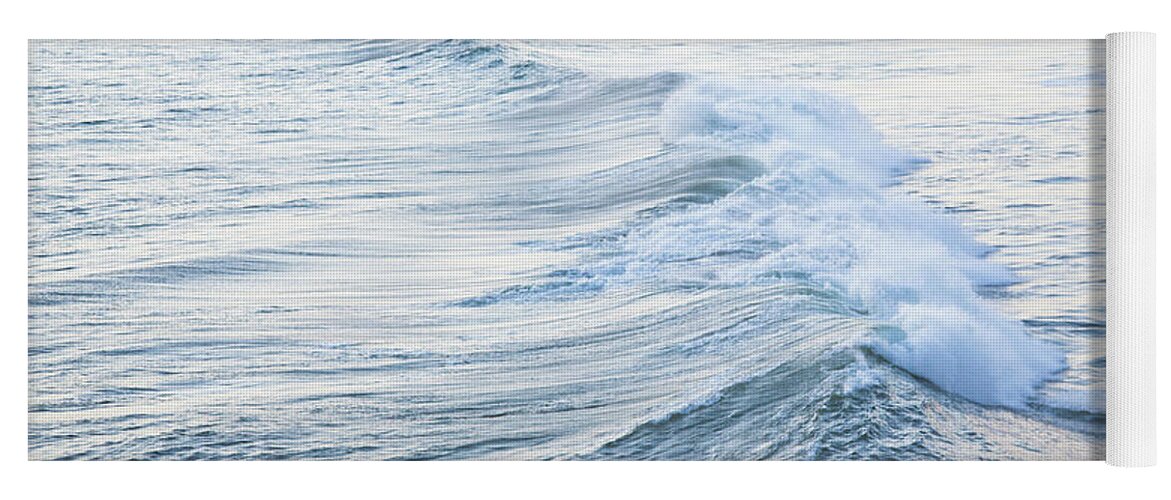 Surfer Yoga Mat featuring the photograph Oceanside California Big Wave Surfing 62 by Catherine Walters