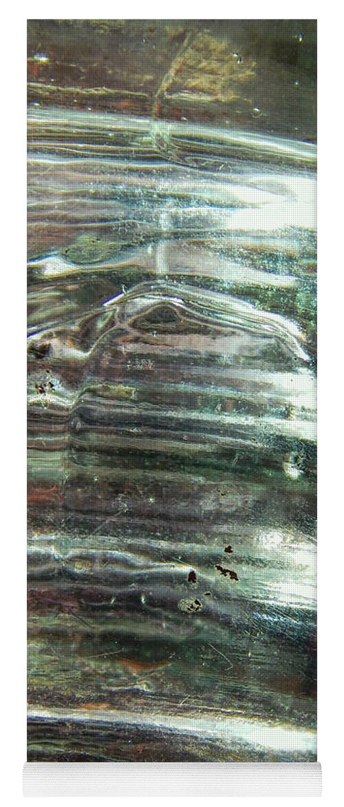 Insulator Yoga Mat featuring the photograph Old Glass by Phil Perkins