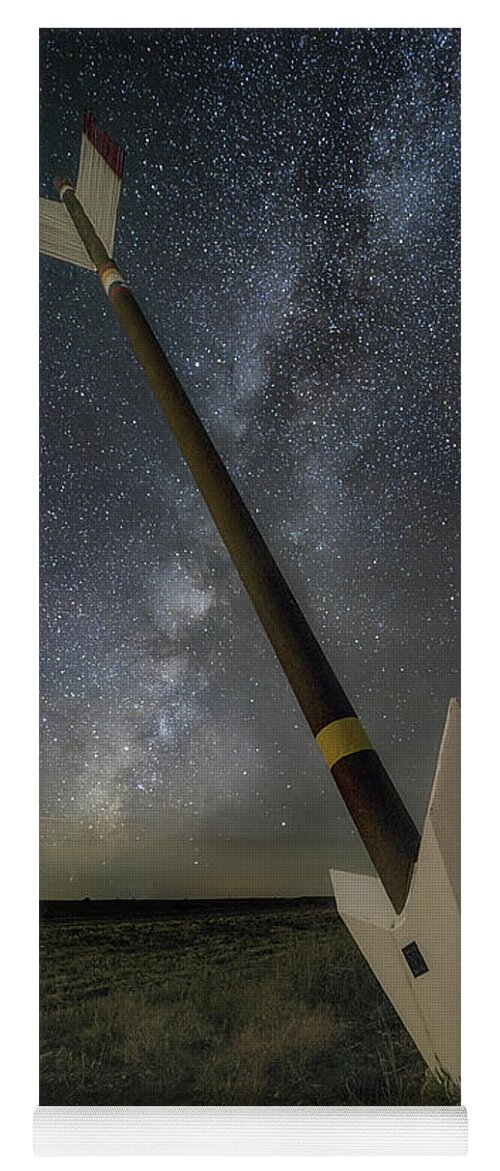 Milky Way Yoga Mat featuring the photograph On the Trail to the Stars by James Clinich